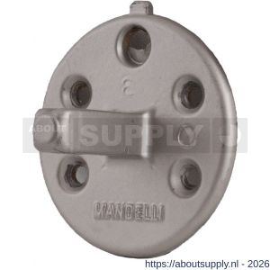 GPF Bouwbeslag AM0015 knopvastzetter excentrisch ronde plaat - S21019923 - afbeelding 1