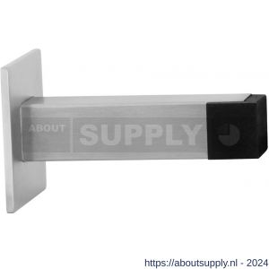 GPF Bouwbeslag RVS 0739.09 deurstopper vierkant 85x20/50 mm RVS geborsteld - S21008017 - afbeelding 1