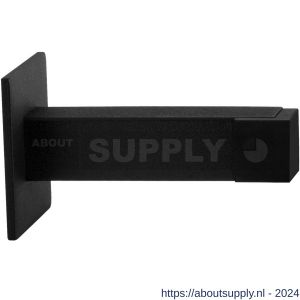GPF Bouwbeslag ZwartWit 8739.61 deurstopper vierkant 85x20/50 mm zwart - S21008219 - afbeelding 1