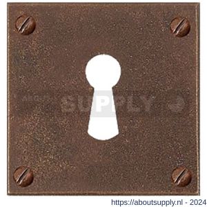 Utensil Legno FB752 sleutelrozet Quadrata 50x50 mm roest - S21007371 - afbeelding 1