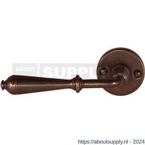 Utensil Legno FM311L M RSB deurkurk gatdeel op rozet 50x50 mm met veer linkswijzend roest - S21006785 - afbeelding 1