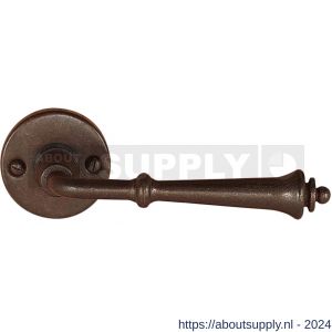 Utensil Legno FM316 M RSB deurkruk op rozet 50x50 mm met veer roest - S21006789 - afbeelding 1