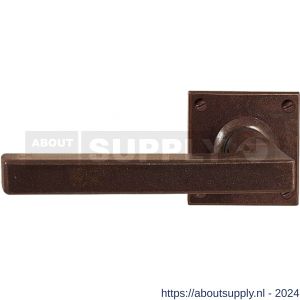 Utensil Legno FM364L M RSB deurkurk gatdeel op rozet 50x50 mm met veer gepatenteerd systeem linkswijzend roest - S21006808 - afbeelding 1