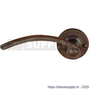 Utensil Legno FM366L M RSB deurkurk gatdeel op rozet 50x50 mm met veer gepatenteerd systeem linkswijzend roest - S21006814 - afbeelding 1