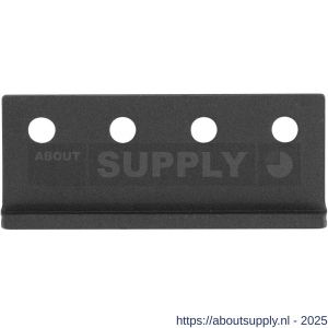 GPF Bouwbeslag ZwartWit GPF0584.61 koppelstuk rails voor schuifdeursysteem zwart - S21007923 - afbeelding 1