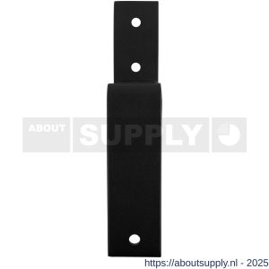 GPF Bouwbeslag ZwartWit 0585.61 wandbeugel voor dubbele schuifdeursystemen zwart - S21007924 - afbeelding 1