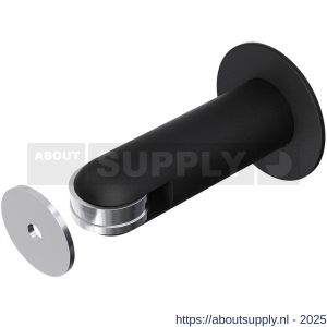 GPF Bouwbeslag ZwartWit GPF0750.61 magnetische deurstopper zwart - S21019942 - afbeelding 1