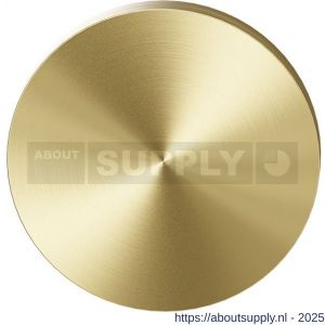 GPF Bouwbeslag Entree 0900VRP4 blinde ronde rozet 53x6,5 mm PVD mat messing - S21011252 - afbeelding 1
