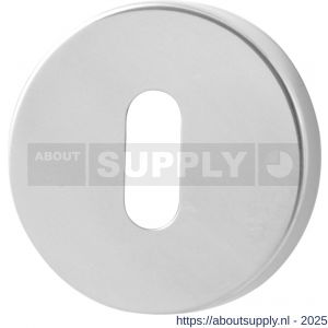 GPF Bouwbeslag RVS 0901.40 sleutelrozet rond 50x8 mm RVS gepolijst - S21003734 - afbeelding 1