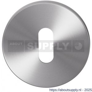 GPF Bouwbeslag Entree 0901VR sleutelrozet rond 53x6,5 mm RVS geborsteld - S21011369 - afbeelding 1