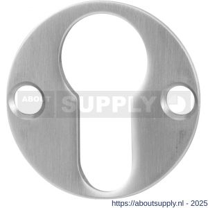 GPF Bouwbeslag RVS 0902.07 cilinderrozet plat rond 38x2 mm RVS geborsteld - S21003578 - afbeelding 1