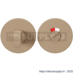 GPF Bouwbeslag Urban Jungle 0903VRU1 toiletgarnituur 53x6,5 mm stift 8 mm met rood-wit indicator Sand - S21008755 - afbeelding 1