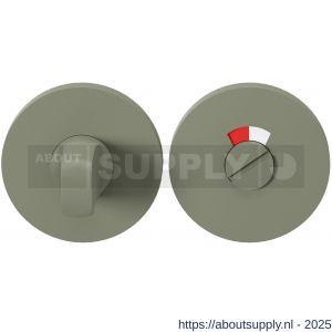 GPF Bouwbeslag Urban Jungle 0903VRU2 toiletgarnituur 53x6,5 mm stift 8 mm met rood-wit indicator Clay - S21008756 - afbeelding 1