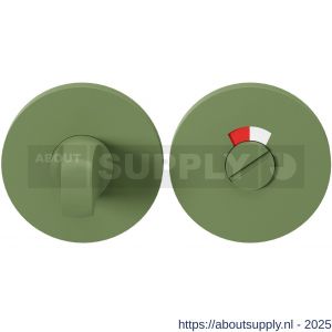 GPF Bouwbeslag Urban Jungle 0903VRU3 toiletgarnituur 53x6,5 mm stift 8 mm met rood-wit indicator Leaf - S21008757 - afbeelding 1