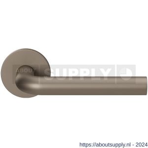 GPF Bouwbeslag Entree 100VRA3R L-model 19 mm deurkruk gatdeel op rozet 53x6,5 mm rechtswijzend Mocca blend - S21016792 - afbeelding 1