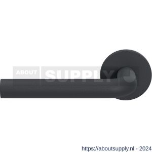 GPF Bouwbeslag Entree 100VRASL L-model 19 mm deurkruk gatdeel op rozet 53x6,5 mm linkswijzend antraciet - S21009973 - afbeelding 1