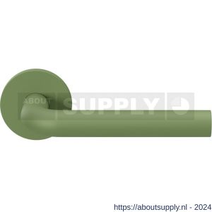 GPF Bouwbeslag Urban Jungle 100VRU3R L-model 19 mm deurkruk gatdeel op rozet 53x6,5 mm rechtswijzend Leaf - S21008776 - afbeelding 1