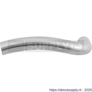GPF Bouwbeslag RVS 1010L Kui W-model deurkruk gatdeel 19 mm linkswijzend RVS geborsteld - S21002599 - afbeelding 1