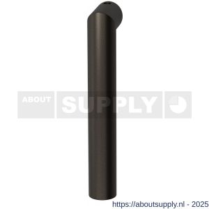 GPF Bouwbeslag Anastasius GPF1015KL/R Toi raamkruk L-haaks model 19 mm korte nek links-rechtswijzend Dark blend - S21012230 - afbeelding 1