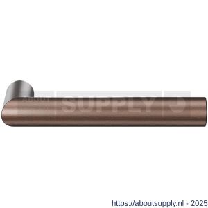 GPF Bouwbeslag Anastasius 1015.A2 Toi L-haaks model 19 mm deurkruk Bronze blend - S21010595 - afbeelding 1