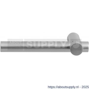 GPF Bouwbeslag RVS 1025L/R Roto deurkruk gatdeel links-rechtswijzend RVS geborsteld - S21002472 - afbeelding 1