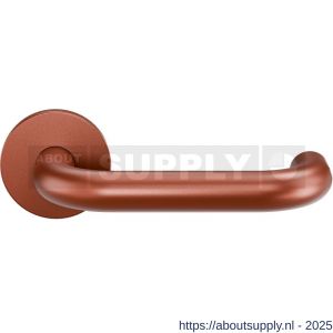 GPF Bouwbeslag Entree GPF105VRT1R U-model 19 mm deurkruk gatdeel op rozet 53x6 mm Terra - S21019970 - afbeelding 1