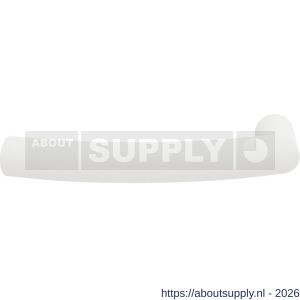 GPF Bouwbeslag ZwartWit GPF1075.62L/R Tonga deurkruk gatdeel links-rechtswijzend wit - S21016812 - afbeelding 1