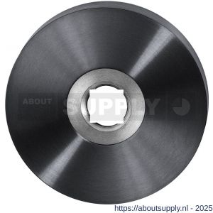 GPF Bouwbeslag PVD 1100.00P1 rond click rozet 50x8 mm PVD antraciet - S21003639 - afbeelding 1