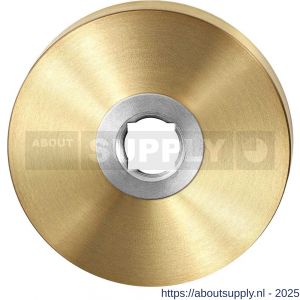 GPF Bouwbeslag PVD 1100.00P4 rond click rozet 50x8 mm PVD mat messing - S21003641 - afbeelding 1