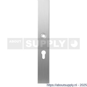 GPF Bouwbeslag RVS 1100.75L XL PC55 deurkruk gatdeel linkswijzend langschild XL rechthoekig 282x40x8,5 mm PC55 RVS geborsteld - S21004087 - afbeelding 1