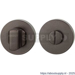 GPF Bouwbeslag Anastasius 1100.A1.0910 toiletgarnituur 50x8 mm stift 8 mm grote knop Dark blend - S21011393 - afbeelding 1