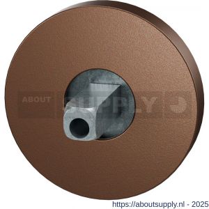 GPF Bouwbeslag Anastasius 1100.A2.0400 rozet rond 50x8 mm met vastgelaste knopvastzetter Bronze blend - S21013108 - afbeelding 1