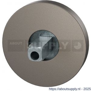 GPF Bouwbeslag Anastasius 1100.A3.0400 rozet rond 50x8 mm met vastgelaste knopvastzetter Mocca blend - S21013109 - afbeelding 1