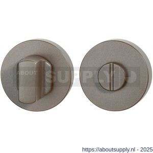 GPF Bouwbeslag Anastasius 1100.A3.0910 toiletgarnituur 50x8 mm stift 8 mm grote knop Mocca blend - S21011399 - afbeelding 1
