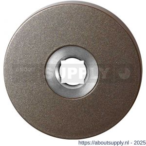 GPF Bouwbeslag Anastasius 1100.A3 L/R rond click rozet 50x8 mm links-rechtswijzend Mocca blend - S21011354 - afbeelding 1