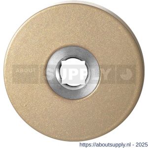 GPF Bouwbeslag Anastasius 1100.A4 L/R rond click rozet 50x8 mm links-rechtswijzend Champagne blend - S21011362 - afbeelding 1