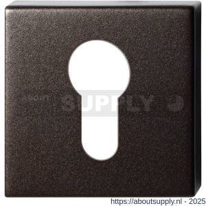 GPF Bouwbeslag Anastasius 1102.A1.0902 cilinderrozet vierkant 50x50x8 mm Dark blend - S21011325 - afbeelding 1