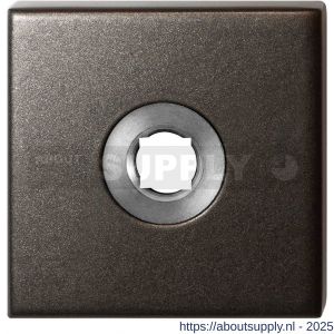 GPF Bouwbeslag Anastasius 1102.A1 R vierkant click rozet 50x50x8 mm rechtswijzend Dark blend - S21011341 - afbeelding 1
