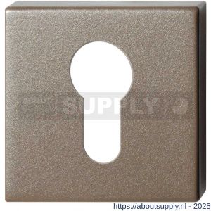 GPF Bouwbeslag Anastasius 1102.A3.0902 cilinderrozet vierkant 50x50x8 mm Mocca blend - S21011327 - afbeelding 1