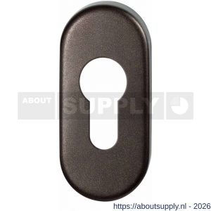 GPF Bouwbeslag Anastasius GPF1104.A1 cilinderrozet ovaal 70x32x10 mm Dark blend - S21019992 - afbeelding 1