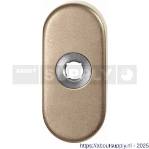 GPF Bouwbeslag Anastasius 1104.A4 ovaal click rozet 70x32x10 mm Champagne blend - S21016713 - afbeelding 1