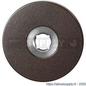 GPF Bouwbeslag Anastasius 1105.A1 R rond click rozet 50x6 mm rechtswijzend Dark blend - S21011344 - afbeelding 1