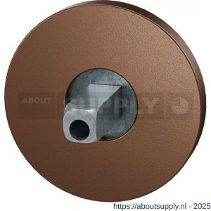 GPF Bouwbeslag Anastasius 1105.A2.0400 rozet rond 50x6 mm met vastgelaste knopvastzetter Bronze blend - S21013112 - afbeelding 1