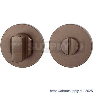 GPF Bouwbeslag Anastasius 1105.A2.0910 toiletgarnituur 50x6 mm stift 8 mm grote knop Bronze blend - S21011398 - afbeelding 1