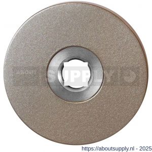 GPF Bouwbeslag Anastasius 1105.A3 R rond click rozet 50x6 mm rechtswijzend Mocca blend - S21011360 - afbeelding 1
