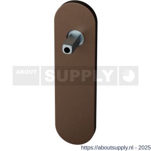 GPF Bouwbeslag Anastasius 1110.A2.401 BB56 kortschild afgerond 170x46x8 mm BB56 met vastgelaste Bronze blend - S21016844 - afbeelding 1