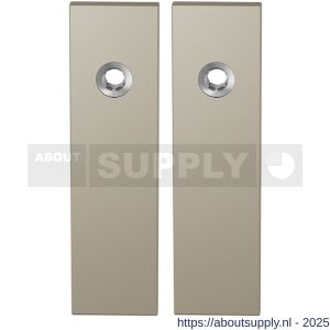 GPF Bouwbeslag Anastasius 1115.A4 blind kortschild rechthoekig enkelverend 169x46x8,5 mm blind Champagne blend - S21012540 - afbeelding 1