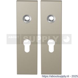 GPF Bouwbeslag Anastasius 1115.A4 PC55 kortschild rechthoekig enkelverend 169x46x8,5 mm PC55 Champagne blend - S21012542 - afbeelding 1