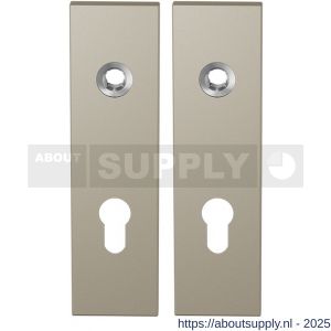 GPF Bouwbeslag Anastasius 1115.A4 PC72 kortschild rechthoekig enkelverend 169x46x8,5 mm PC72 Champagne blend - S21012543 - afbeelding 1