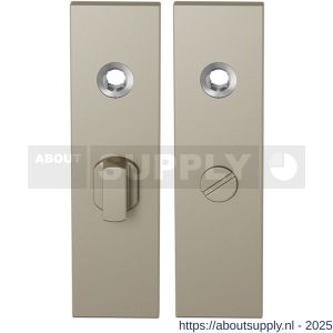 GPF Bouwbeslag Anastasius 1115.A4 WC55/8 groot kortschild rechthoekig enkelverend 169x46x8,5 mm WC55/8 grote knop Champagne blend - S21012552 - afbeelding 1